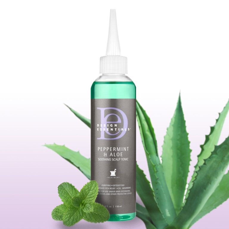 Design Essentials Peppermint & Aloe Soothing Scalp & Skin Tonic For